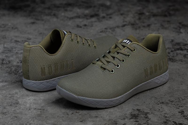 Grey Nobull Army Grey Men's Trainers | CA R1346V